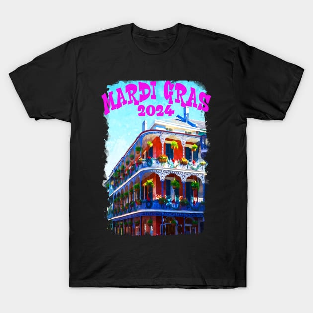 MARDI GRAS 2024 T-Shirt by Cult Classics